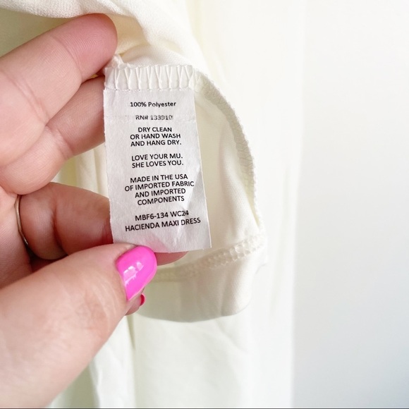 Show Me Your Mumu Hacienda White Maxi Dress - Picture 7 of 8